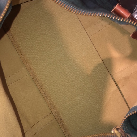 MRALPH LAUREN Black Watch Plaid Duffle Boston Travel Shoulder Bag 48cm - Picture 16 of 17